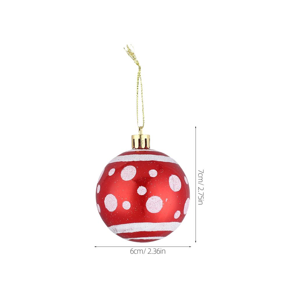 42pcs Christmas Decorations Plastic Tree Hanging Ornaments Holiday Xmas Decor Party Home Decor Xmas Pendant