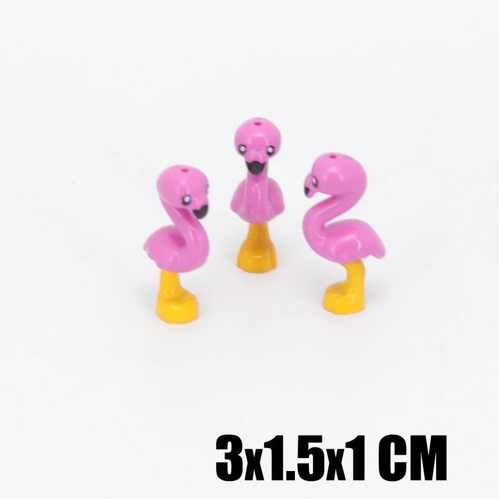 MOC City Animal Building Block Model Character Farm Accessories Goose Pig Dog Orangutan Cheetah Shark Zoo Brick Toy Gifts X014