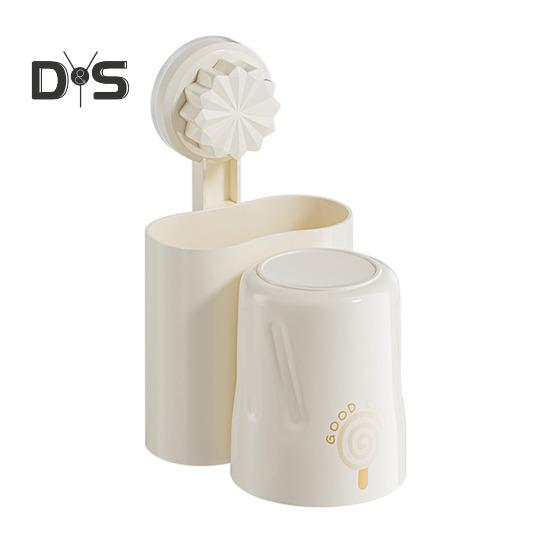 

Настенный держатель для зубных щеток с присоской, легко устанавливается, не требует пробивки, органайзер для ванной комнаты, экономящий место белый