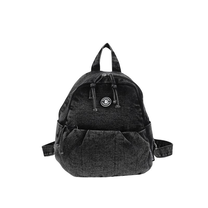 Denim Water-Repellent Backpack Women Travel Backpack