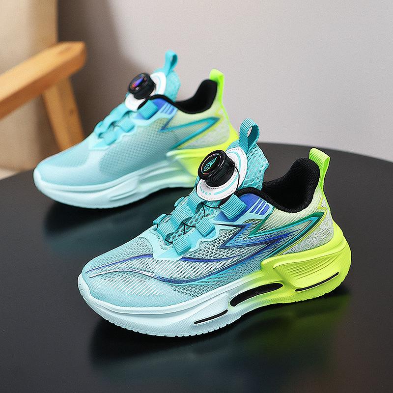 Boys' sports shoes 2025 new spring and summer children's running basketball shoes medium and large children and girls lightweight soft-soled shoes