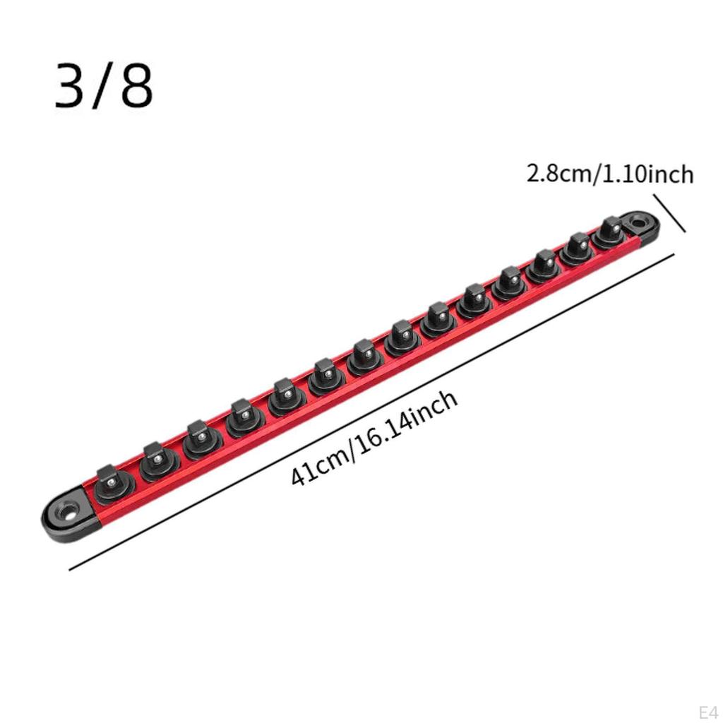 Sockets Organizer Premium Quality for Toolboxes, Tools Sturdy Heavy Duty Rack