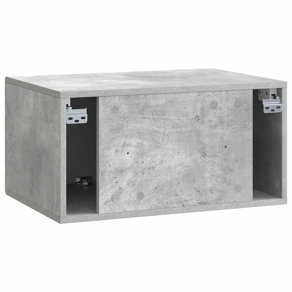 Wall Mounted TV Cabinet Concrete Grey 59.5 x 41 x 30 cm