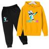 2026 New Children's Sportswear Set-Boys' Girls' Hooded Sweatshirt Pants Set (3-13 Years Old) Top+Bottom Clothing Brand Apparel
