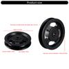Gym Pulley Wheel, Round Bearing Pulley Wheel Replacement Gym Fitness Pulley Equipment Cable Machine Wearproof Spare Part