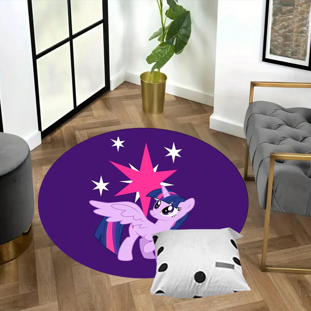 Little Pony Area Rug Suitable For Bedrooms Outdoor Playrooms Game Room Antislip Carpet Decorate Offices Spiritual Gift