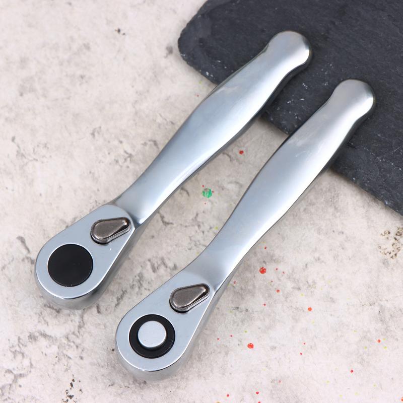 Ratchet Wrench 1/4 Drive Ratchet Handle With 72 Teeth Quick Release Screwdriver Bits Hex Torque Wrenches Set Spanner