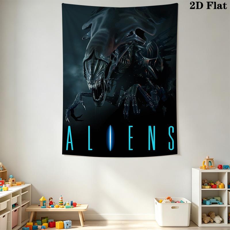 Alien Pattern Home Decor Tapestry, Wall Hanging, Decorative RV Wall Cloth.SGT0917496