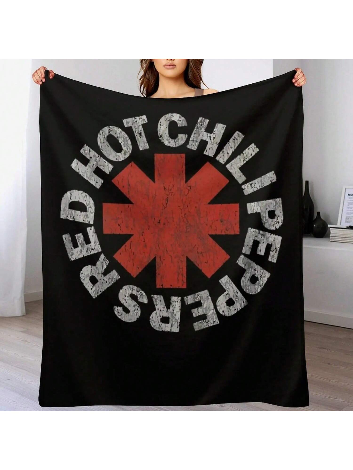 Плед Red Hot Chill Peppers Фланелевый Диван Для Дивана Тонкие Покрывала Постельное Белье Пледы 75X95CM
