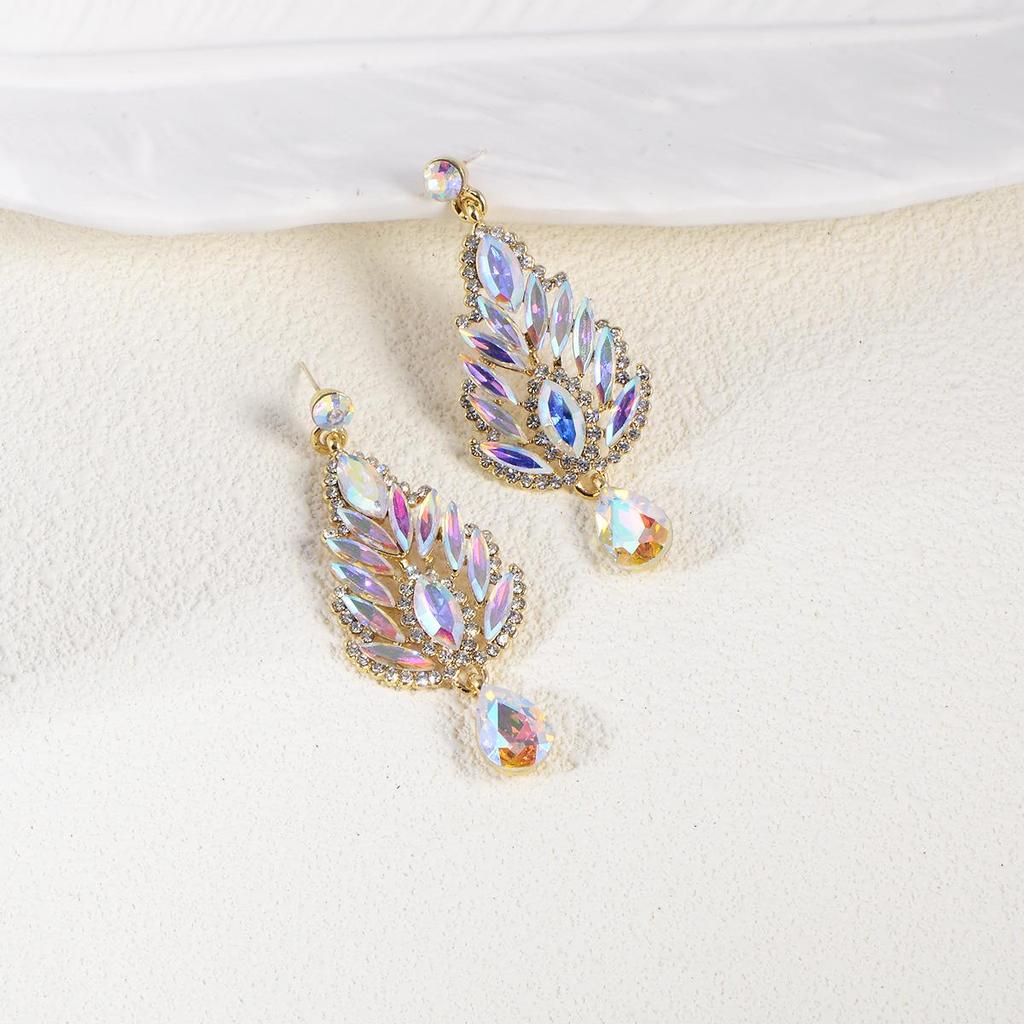 Luxury Rhinestone Bridal & Evening Long Earrings – Shining Crystal Drops for Women