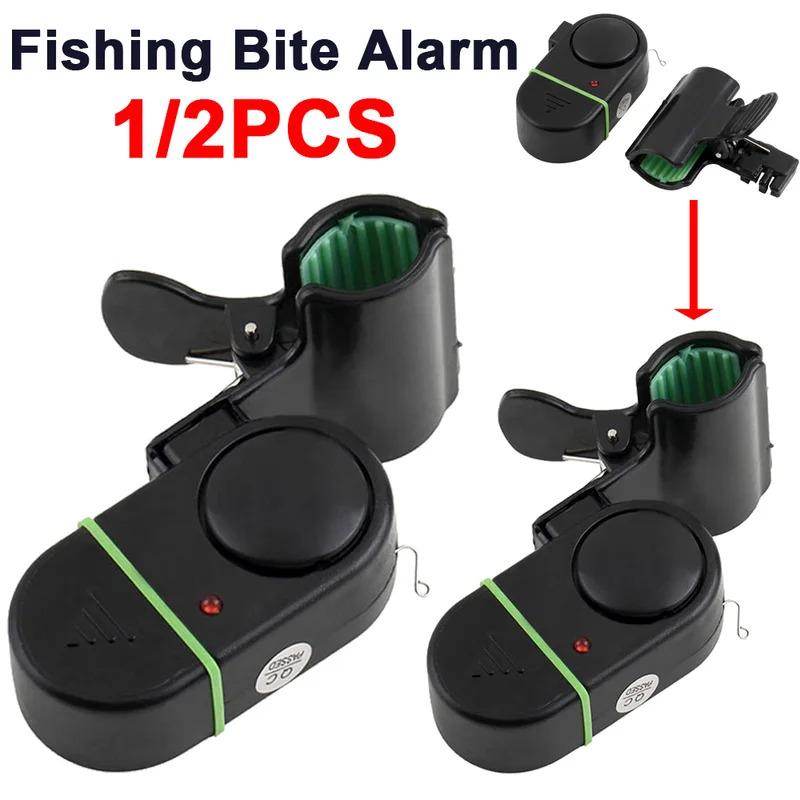 

1/2Pcs Fishing Bite Alarm For Fishing Rod Sensitive Electric Alert Fishing Bite Alert Bell Fishing Alarm Indicator W/Led Lights (as the picture-45744-)-