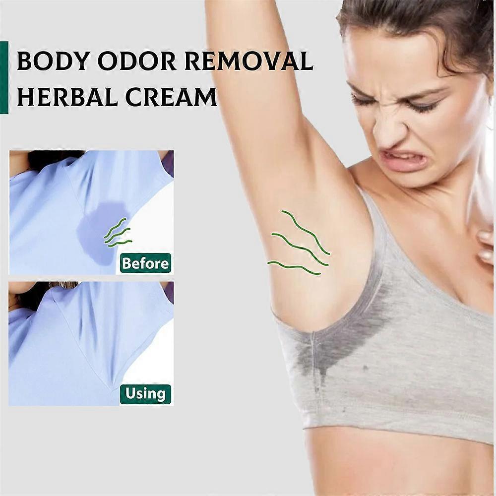 Underarm Odor Cleansing Creamprevents Underarm and Body Sweating, Effectively Prevents Sweat Odor, 100% Natural Ingredients, 20g