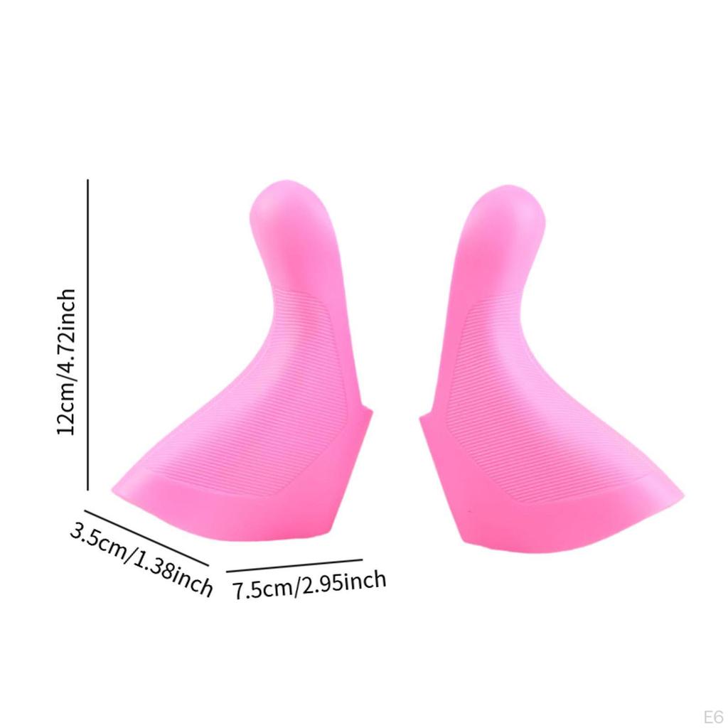 2 Stück Handschalthebelabdeckungen Rennrad Bremshebel Gummis Fahrrad Lenkergriffe Elegante Überzüge