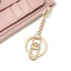 Women Credit Card Bags Simple Zipper Coin Purse Wallet Creative Ultra-thin Card Holder Pu Bag with Key Chain for Women