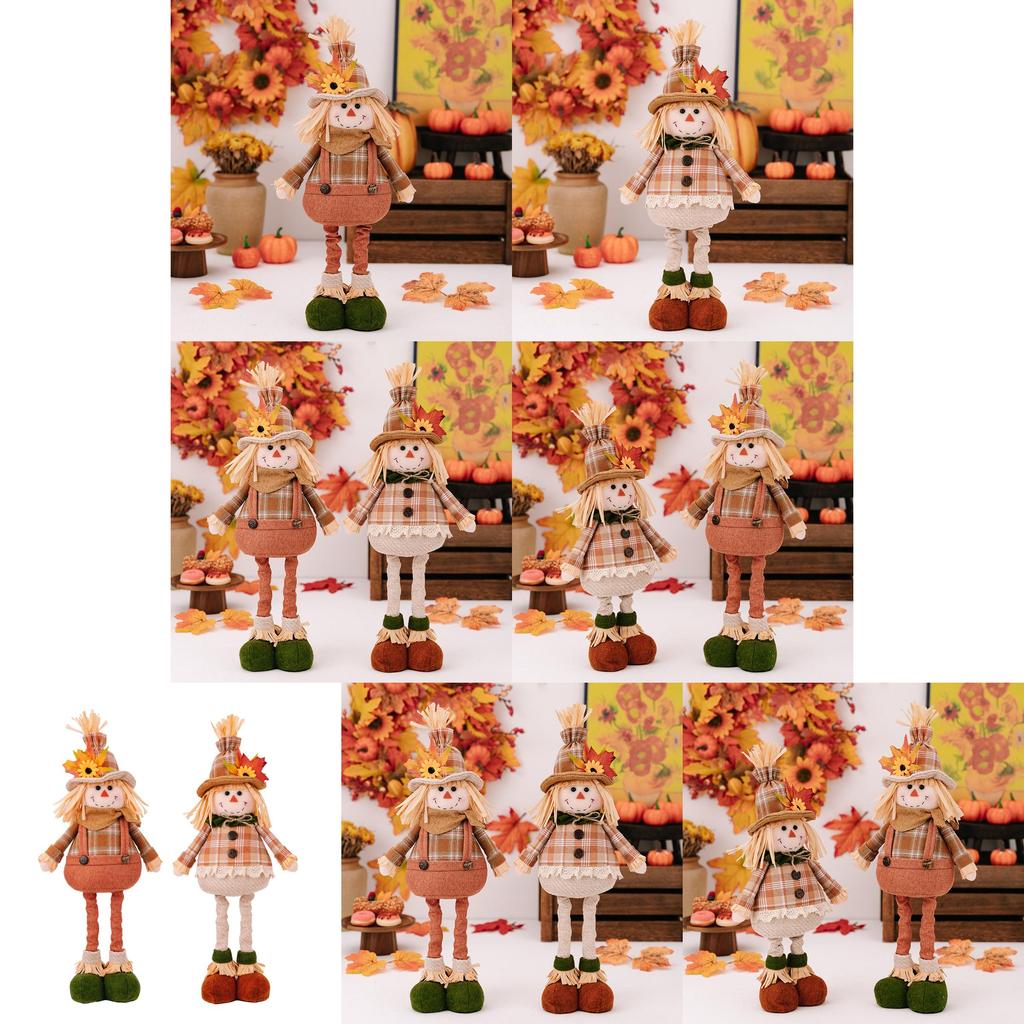 Panenka strašáka do pole pro sklizeň Plyšová figurka na Den díkůvzdání Domácí dekorace