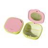 Retainer Case With Built-in Mirror Portable Denture Storage Box For Invisalign Aligners Braces Mouth Guard