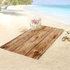 Beach Towel Wood Plank Texture Funny Novelty Sand Free Microfiber Large Summer Vacation Bath Towel For Adults Swim Pool Spa