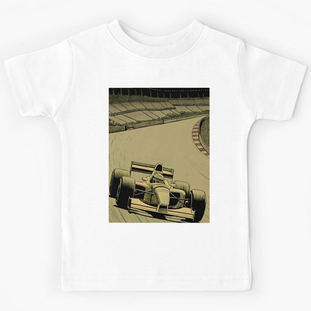 Old Racing Car Sci-Fi Colors Speed F1 Kids T-Shirt 120
