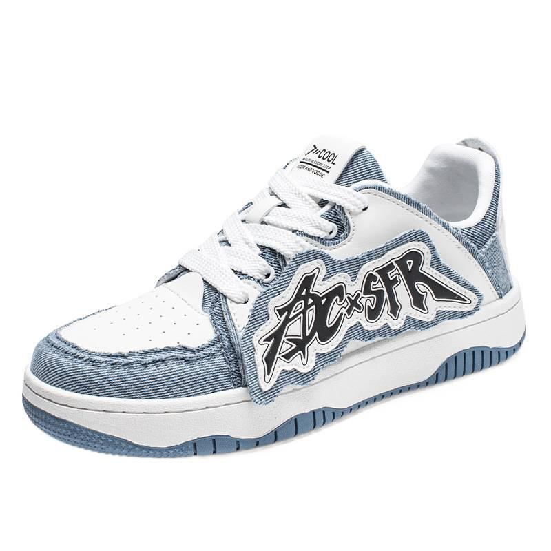 New Men's Niche Hip Hop American Skateboard Versatile Trend Board Shoes Going Out Retro Fashion Youth Casual Trend Shoes