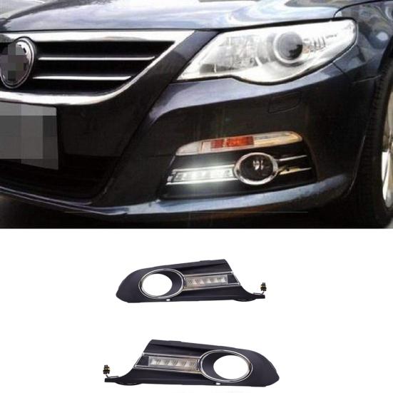 

2шт 12В универсальный автомобильный светодиодный дневной ходовой фонарь указатель поворота для Volkswagen