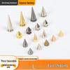 Punk Spike Studs Bullet Head Rivets for DIY Brass Handbags