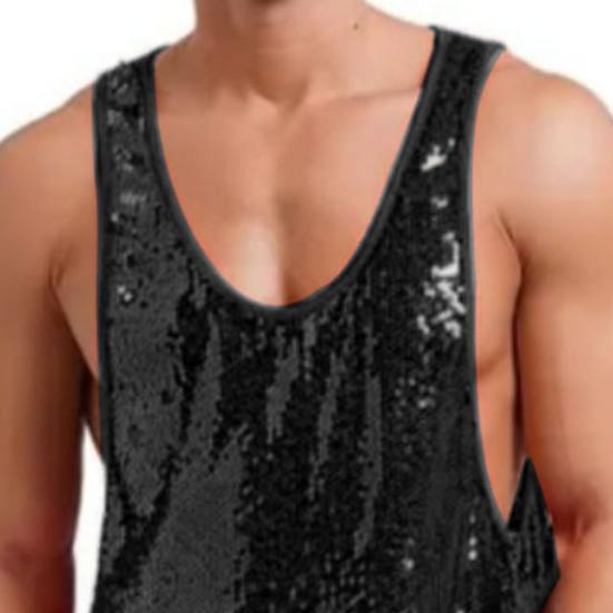 Herre Vest Rund Hals Ærmeløs Løstsiddende Ensfarvet Tank Tops Hurtigtørrende Alsidig Street Style Toppe Afslappet Tøj