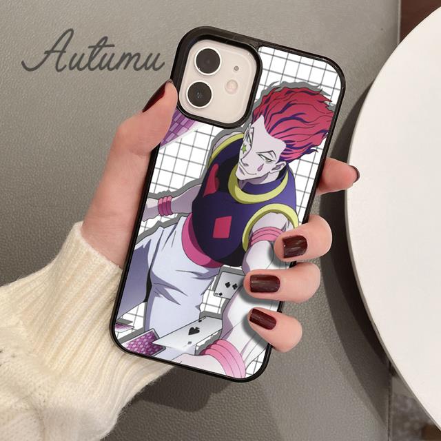 Hunter X HUNTER Hisoka Hrací karta Pouzdro na telefon pro iPhone 11 12 13 14 Pro Max mini XR XS SE 2020 6 7 8 Plus Galaxy S21 S22 Kryt