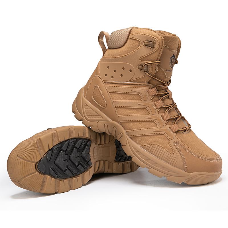 Large Men s Outdoor Battlefield Training Hiking Boots 39 коричневый