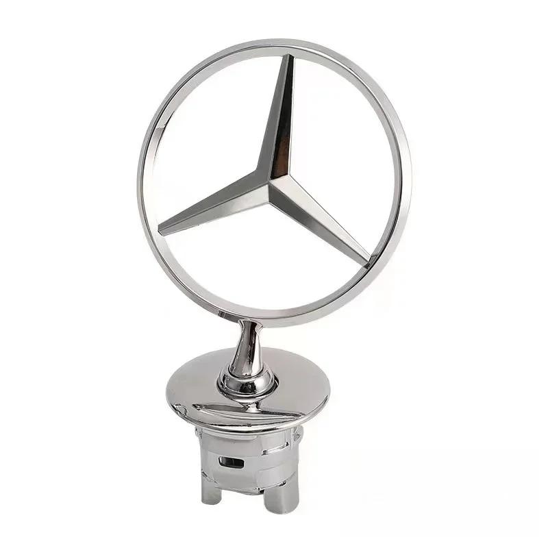 C200 E200 Voor Mercedes Benz Zinklegering Auto Voor Motorkap Embleem Badge Accessoires Voor Mercedes Benz AMG W213 W223 W240 W212 W222 W2