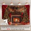 Christmas Fireplace Decoration Background Winter Photography Backdrop Decorations For Photo Studio Photo Booth Christams Party