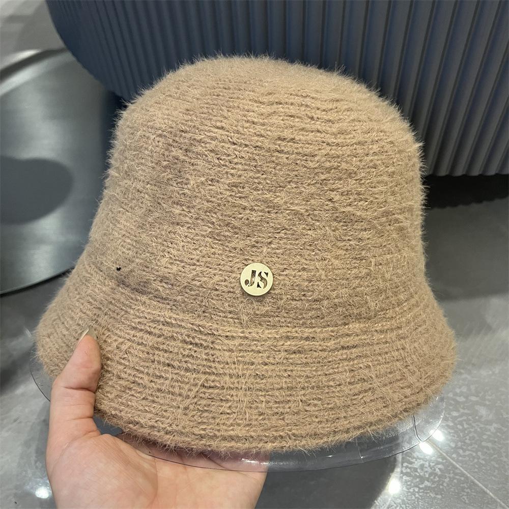 

Повседневная шляпа модная шляпа-ведро женская осенне-зимняя вязаная шляпа-ведро куполообразная шляпка-таблетка новая осенне-зимняя шляпа Adult average size хаки