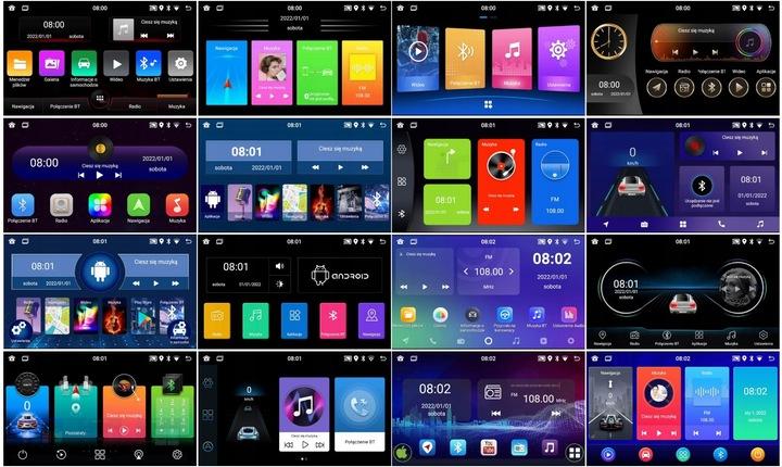 Radio 2Din Nawigacja Gps Eu Android Głośnomówiący Bluetooth Wifi Na Prezent