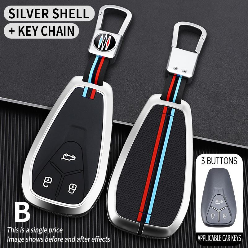 Auto Smart Key Fob Cover Case Protective Remote Fit For Skyworth Ev6 Skywell Et5 Ht-I Hti Imperium Sev Elaris Beo Phev Auto Key Fob Decoration