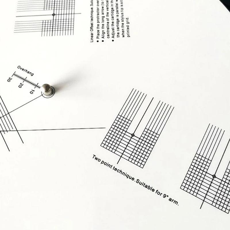 Anti-Sliding Lp Vinyl Record Pickup Calibration Plate Distance Gauge Protr