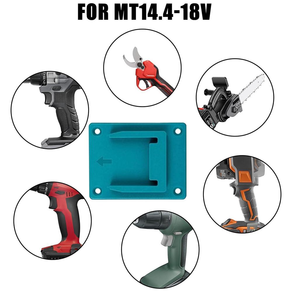 5 Pack Battery Storage Rack for Makita 14.4V 18V Li-ion Battery Tools Machine Holder Storage Rack Wall Mount Bracket Fixing