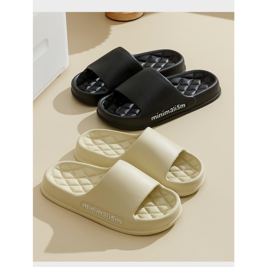 Plus Size Men's Slippers for Summer Home, Indoor Cool Mop, Bathroom, Anti Slip, Quiet, Trendy Couple EVA Slippers