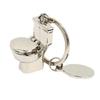 2Pcs Novelty Toilet Pendant Keyring Keychain Decoration Accessories for Men Women Student Birthday Christmas Present