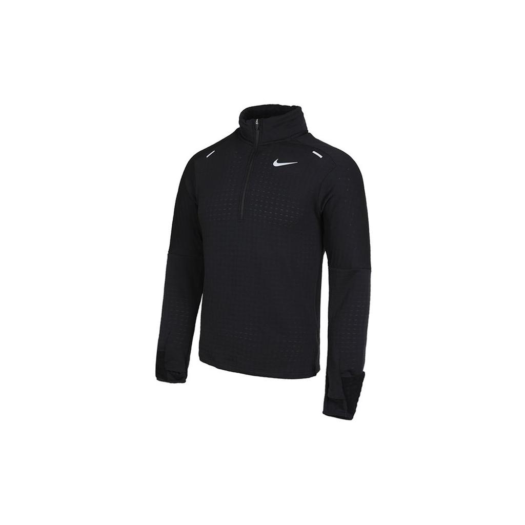 Nike Sphere Dri-FIT Half-Zip Fleece Warm Running Training Long-Sleeve Pullover Men Tops Black CU6088-010