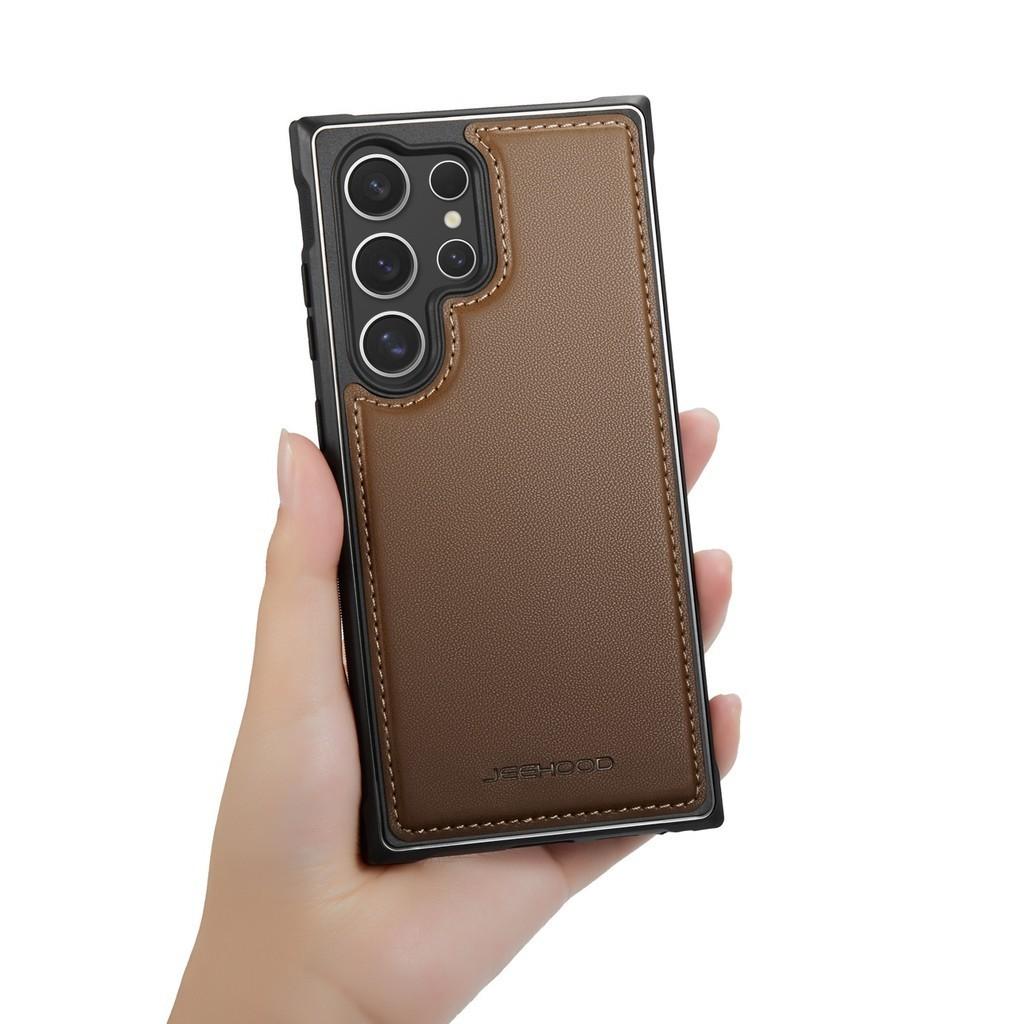 Magnetic Luxury Leather Case For Samsung Galaxy S24 Ultra S25 S26 S23 S22 Plus S21 S20 FE Note 20 Ultra A53 A54 A55 Hard Shell