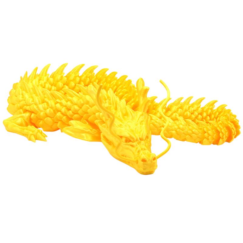 3D Printed Conjoined Dragon Ornaments, Movable Cartoon, Creative Dragon Plants, Rockery, Fish Tank Landscaping