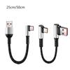 Nylon Braided Quick Charging USB To Type C Charging Data Cable with 6A Fast Speed Transfer for Gaming Devices