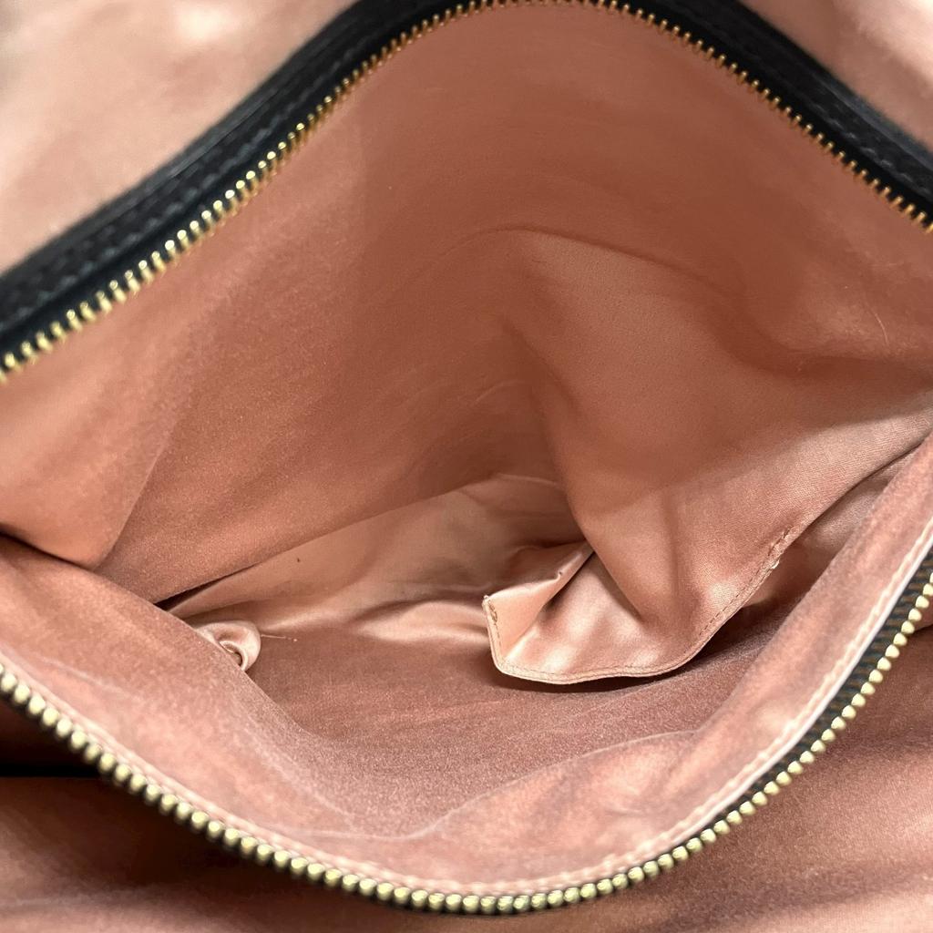 Used MIUMIUTote Bag black leather Women