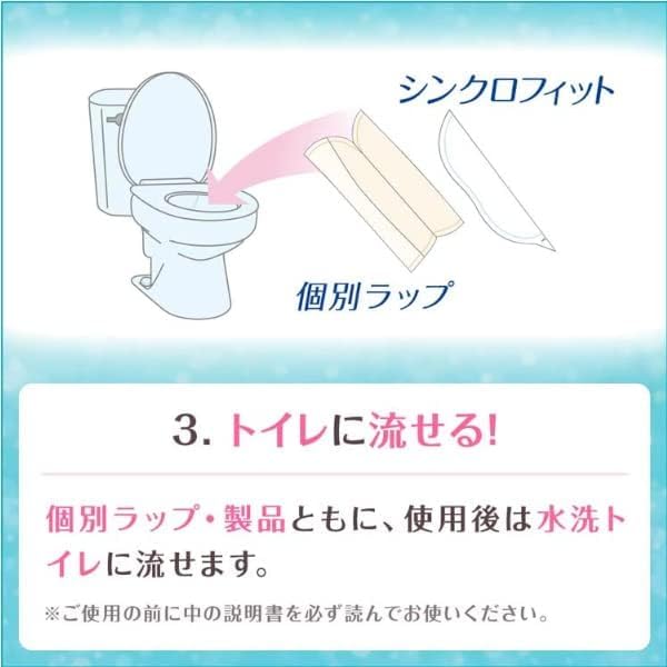 Sofy Synchro Fit Heavy Daytime 24 Pieces x 2 Packs KKS Includes Raccoon Wet Wipes Use, (Team Exclusive)