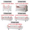Elastic Sofa Covers For Living Room Fabric Slipcovers Protector Home Decor 1/2/3/4/5 Seater L-Shaped Seater Stretch Fabric