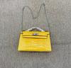 New Fashion Versatile Pig Nose Chain Bag Shoulder Messenger Bag Women's Genuine Leather Crocodile Pattern Cowhide Generation Bag