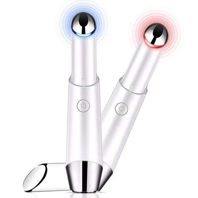 Eye Eye and Facial Massager with Heat Ion 3 USB Mouth Day White Intensive Care Therapy, Induction, Micro-Vibration, 2-Color LED, Modes,