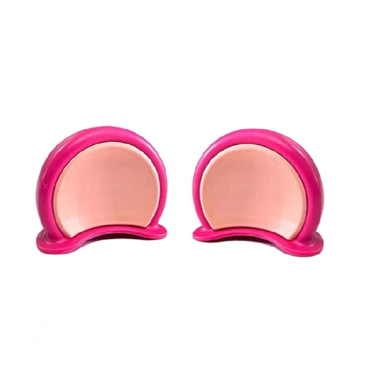 Playful Bear Themed Helmet Accessories 2PCS Plastic Decoration Lightweight Design Fit for Most Helmets Easy Installation