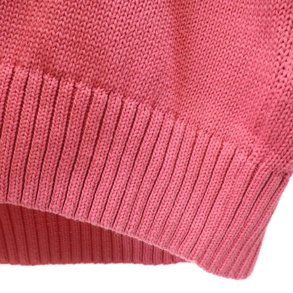 unused ZARA Long sleeve V neck knit cardigan M pink Men's Used
