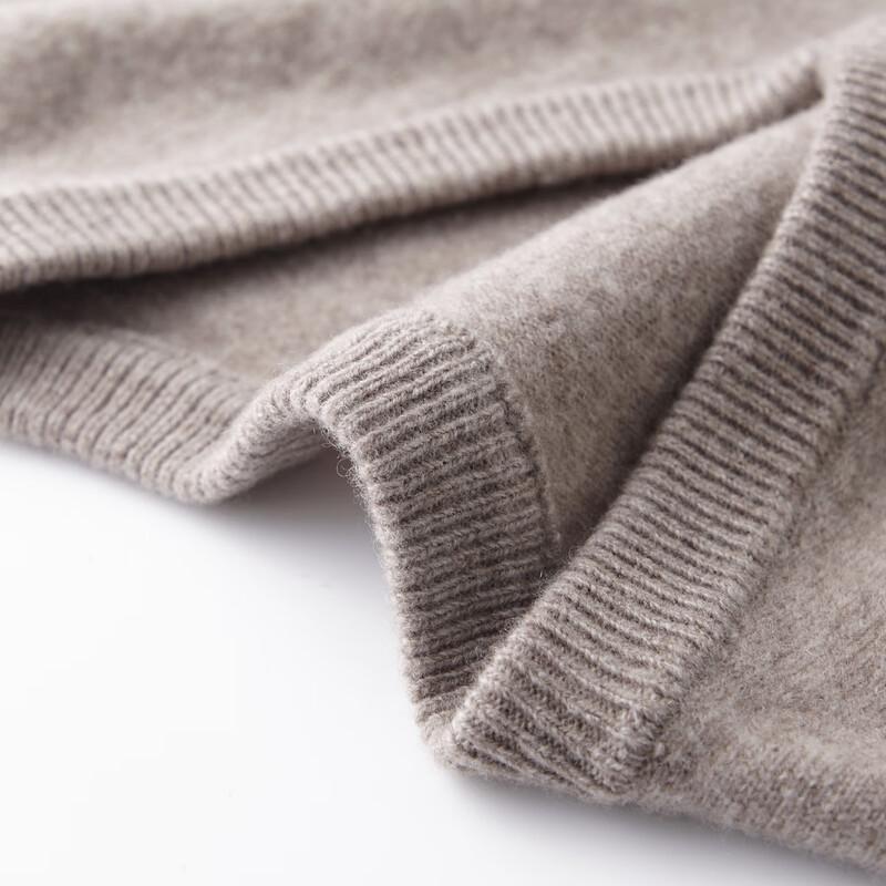 Shanshan Men's Pure Wool V-Neck Thermal Knit Vest