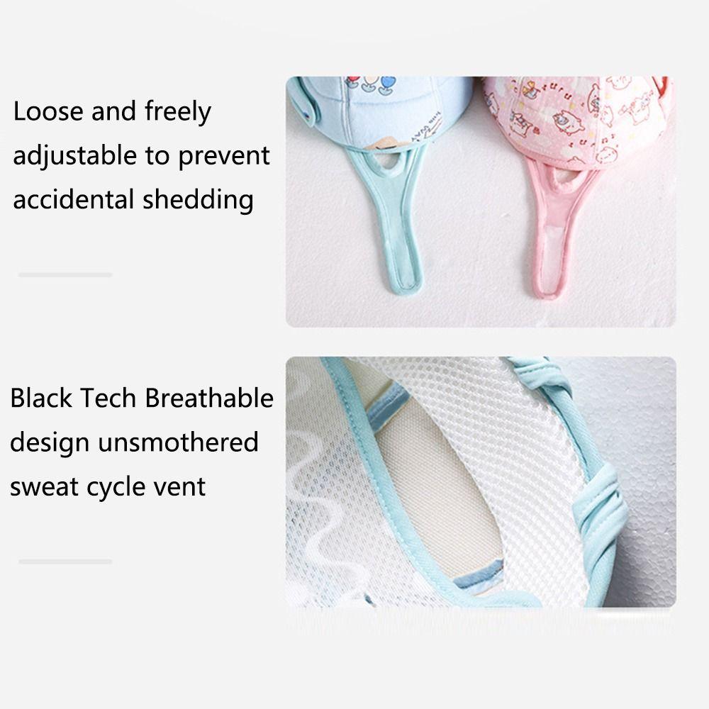 Adjustable Baby Safety Helmet Anti-fall Pad Infant Crash Cap Cute Cushion Bumper Bonnet  Children